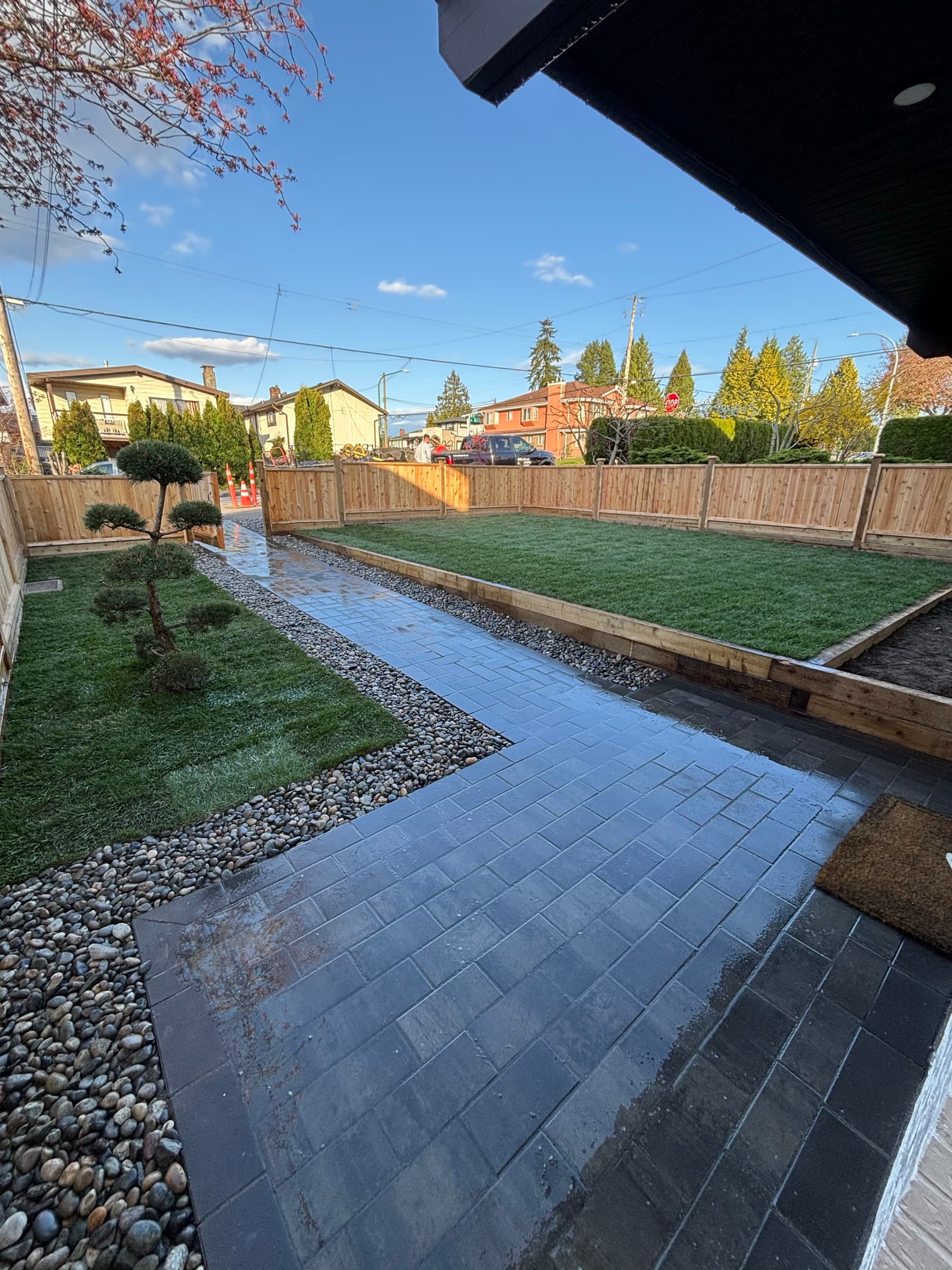 Full landscapes: recent paver work