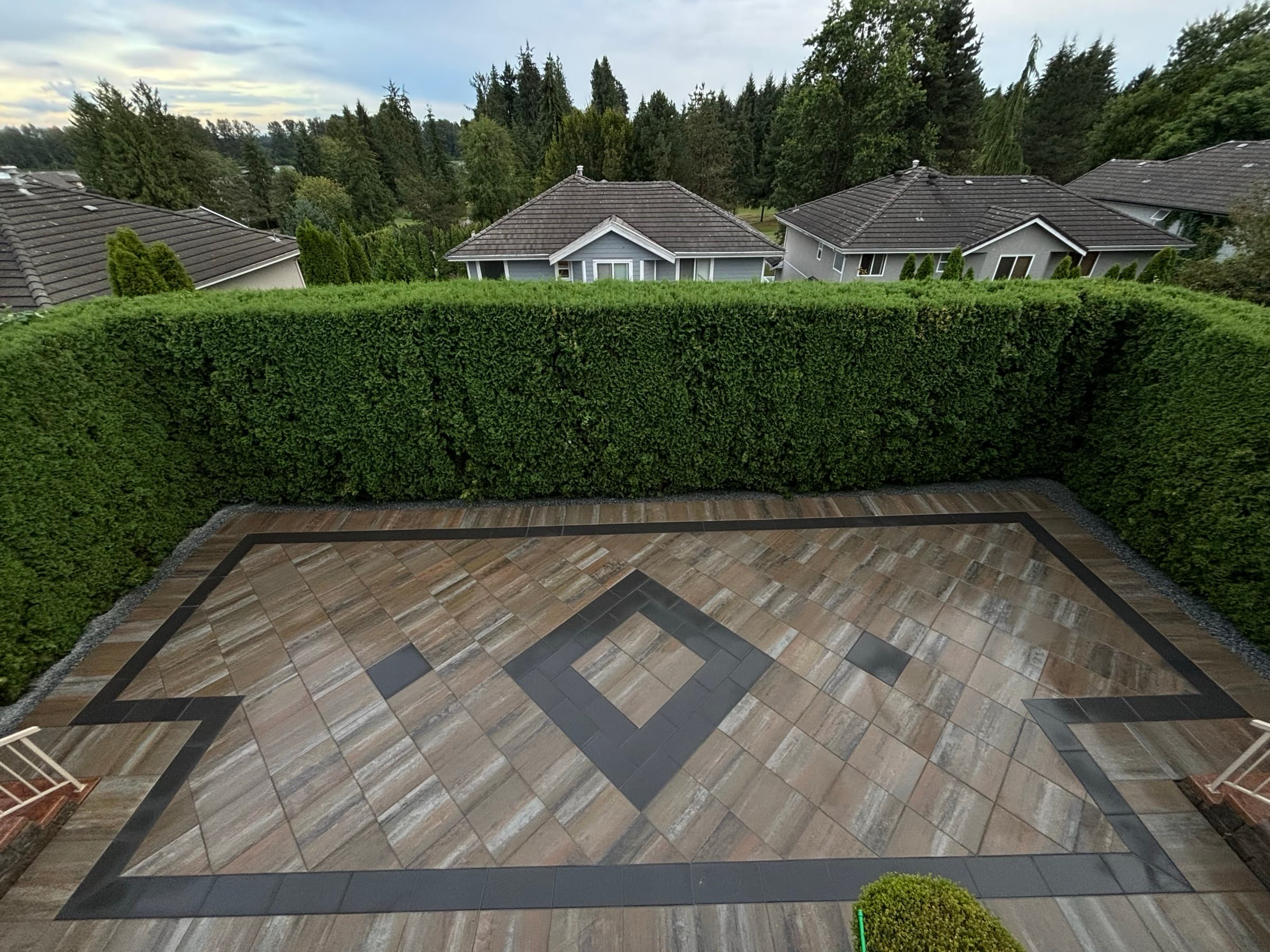 Patios: recent paver work