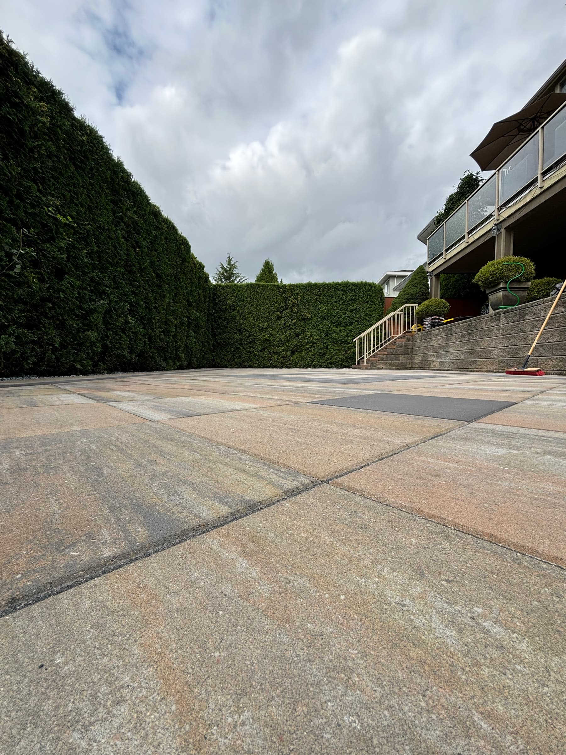 Recent paver work in Tsawwassen