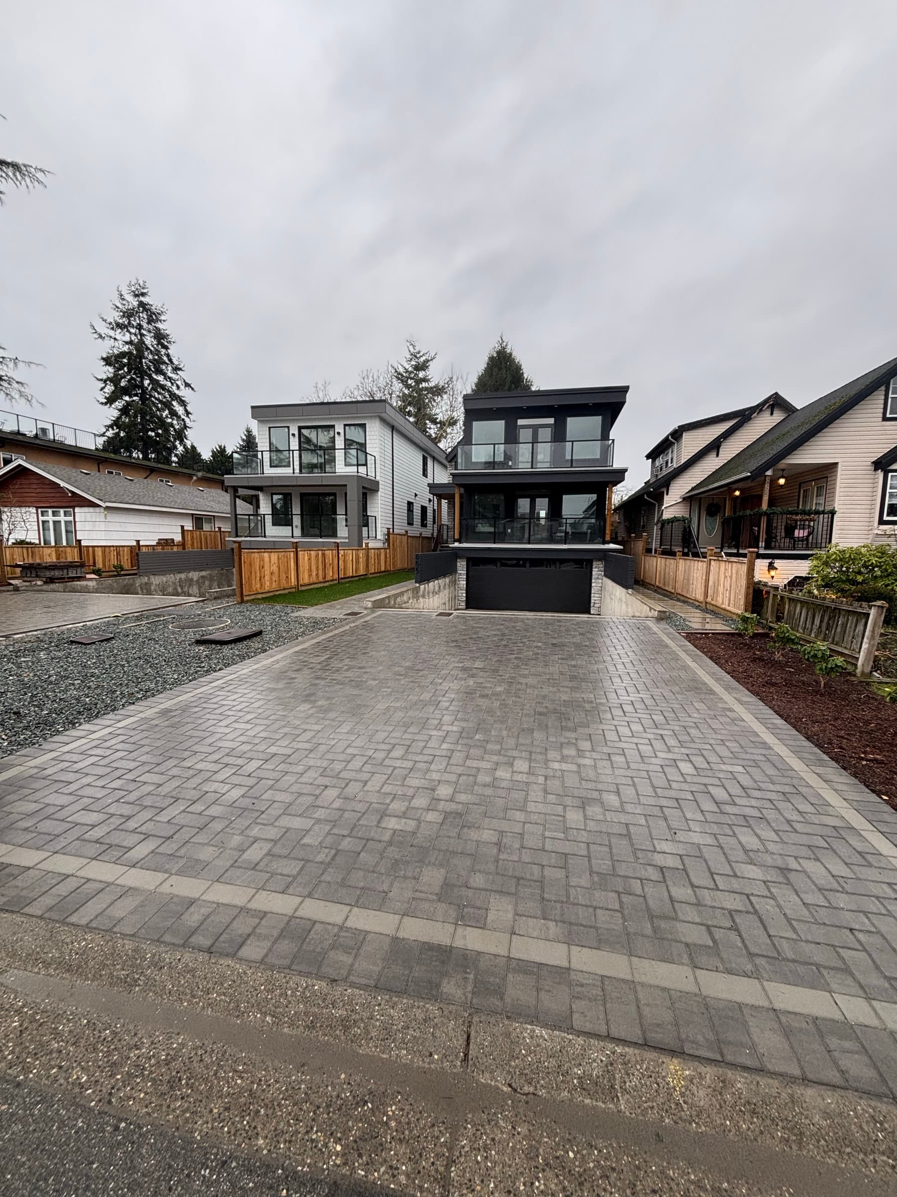 Recent paver work in Surrey