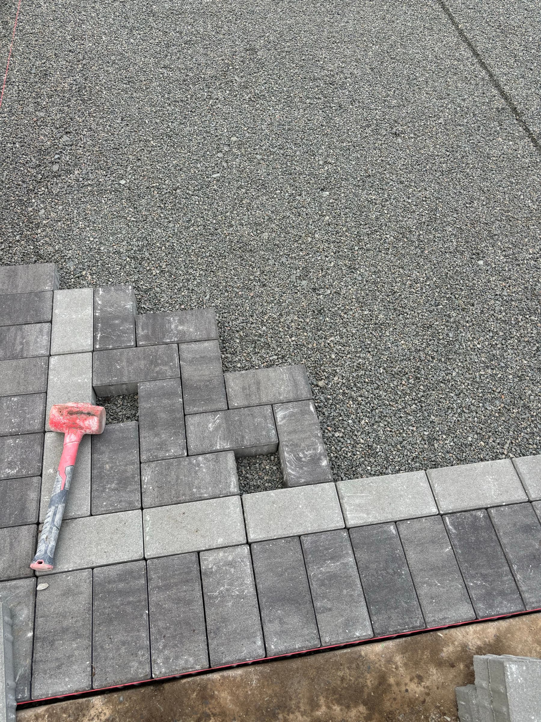 Drainage: recent paver work