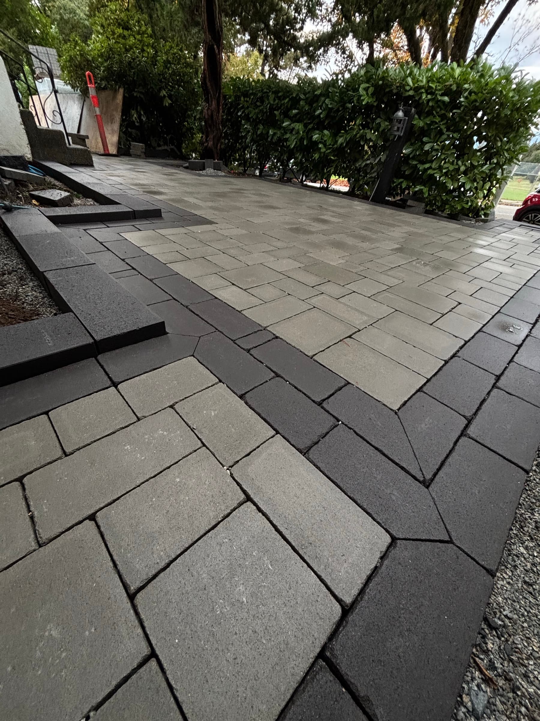 Recent paver work in Vancouver South